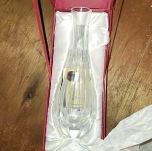Atlantis Elegant Clear Glass Bud Vase New Old Stock